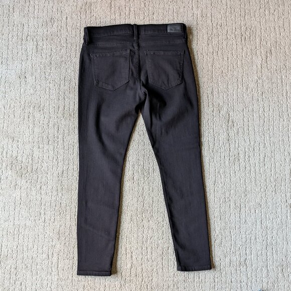 Express Legging Jeans Black Mid Rise Stretch Jegging Women’s 8 Short - Picture 3 of 9